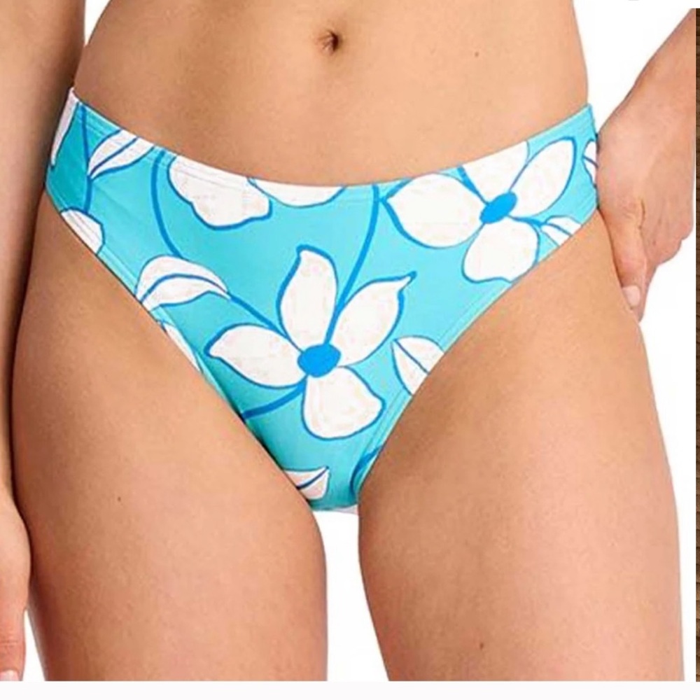 NWT KATE SPADE floral vines in river Blue Women's Swim Bottom